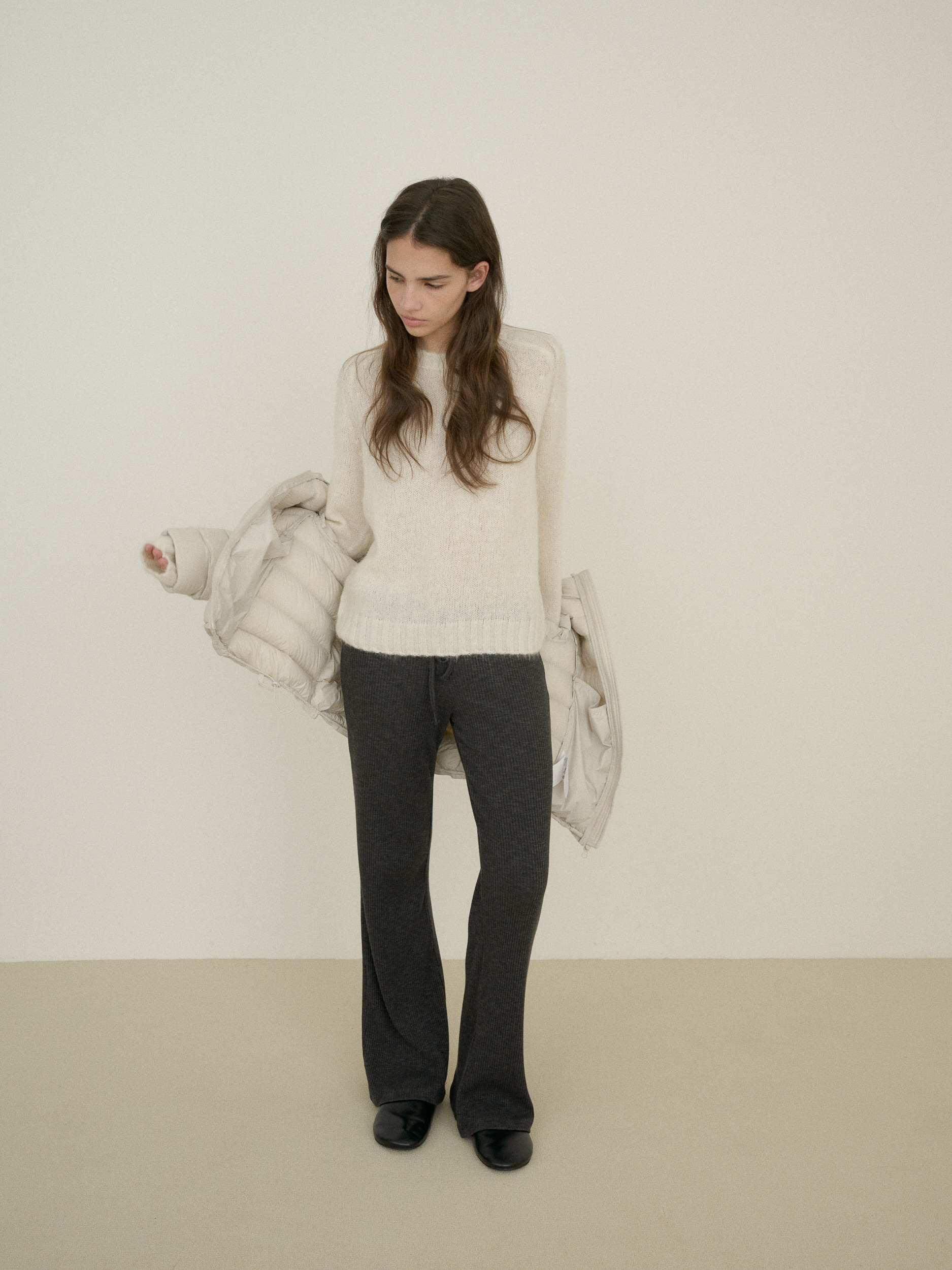 [2nd] Fine Alpaca Round Knit - ounce