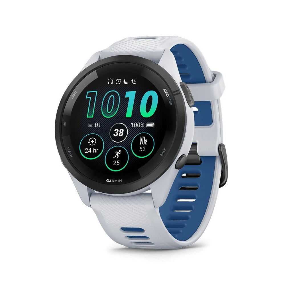 가민 포러너 265 러닝 GPS스마트워치 화이트스톤, 46mm