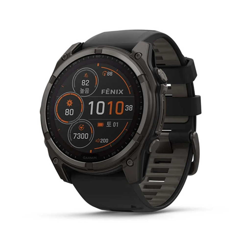 가민 피닉스 8 마이크로 LED GPS 프리미엄 아웃도어 스마트워치, 51mm