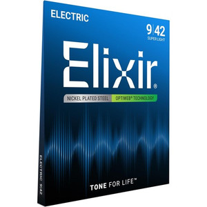 ELIXIR 엘리크사 기타줄 OPTIWEB 슈퍼라이트 .009-.042 #19002