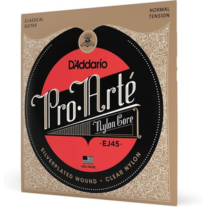 D'Addario 클래식 기타줄 프로알테 실버/클리어 노말 EJ45