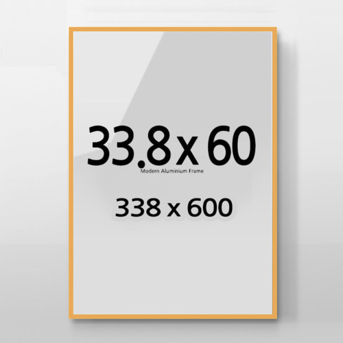 33.8x60 알루미늄 액자 감성 컬러 슬림 프레임