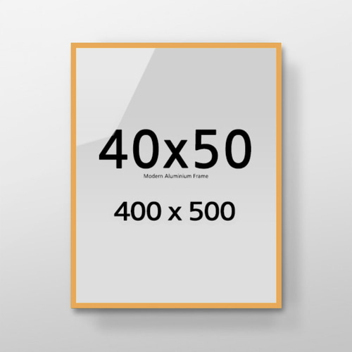40x50 알루미늄 액자 감성 컬러 슬림 프레임