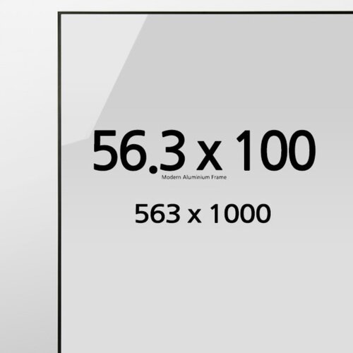 56.3x100 대형 알루미늄 액자 감성 컬러 슬림 프레임