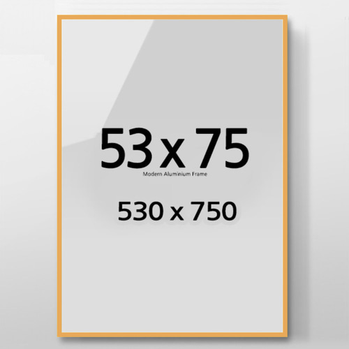 53x75 알루미늄 액자 감성 컬러 슬림 프레임