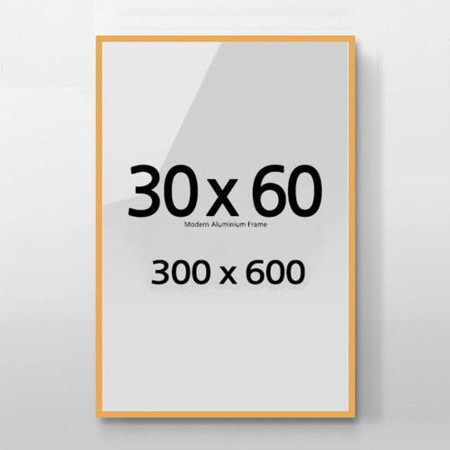 30x60 알루미늄 액자 감성 컬러 슬림 프레임