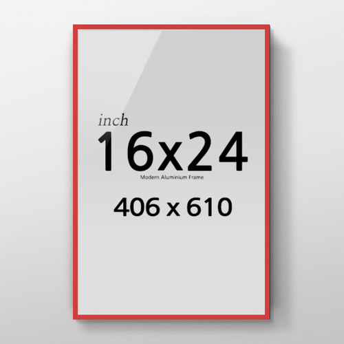 R16x24 인치 알루미늄 액자 감성 컬러 슬림 프레임