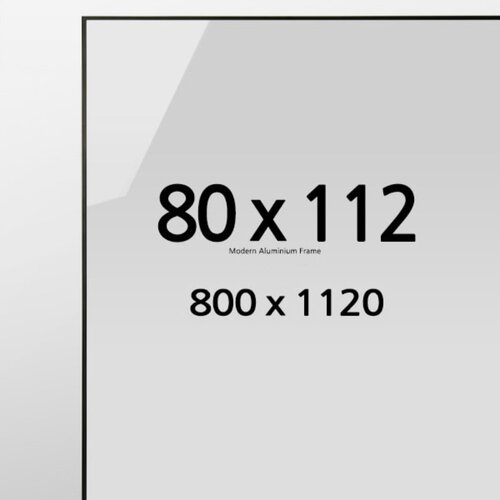 80x112 대형 알루미늄 액자 감성 컬러 슬림 프레임