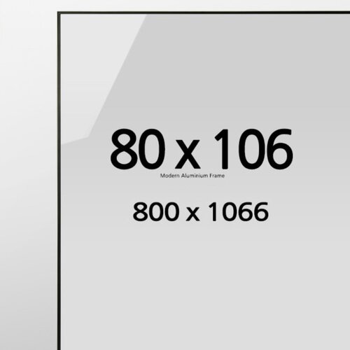 80x106 대형 알루미늄 액자 감성 컬러 슬림 프레임