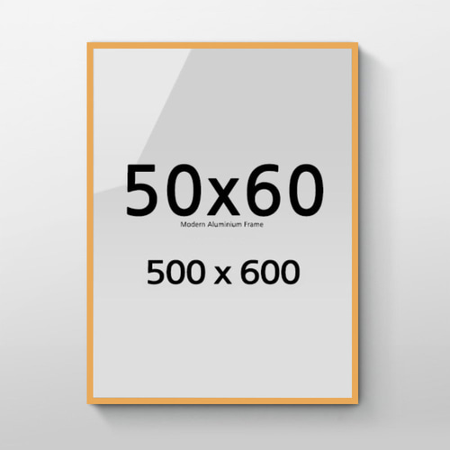 50x60 알루미늄 액자 감성 컬러 슬림 프레임