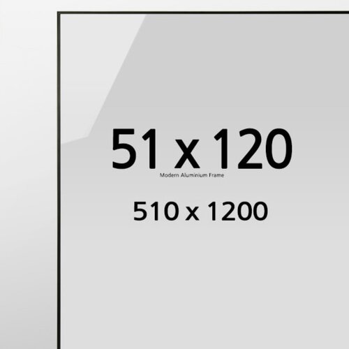 51x120 대형 알루미늄 액자 감성 컬러 슬림 프레임