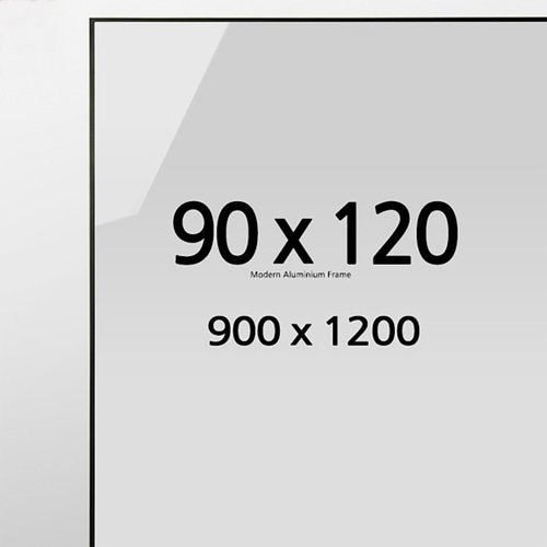 90x120 대형 알루미늄 액자 감성  컬러 슬림 프레임