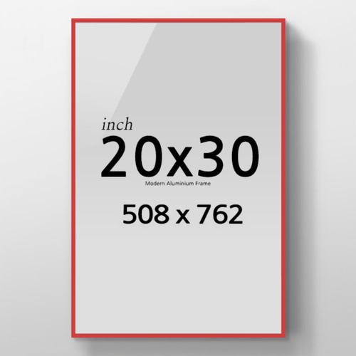 R20x30 인치 알루미늄 액자 감성 컬러 슬림 프레임