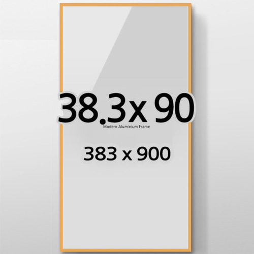 38.3x90 알루미늄 액자 감성 컬러 슬림 프레임