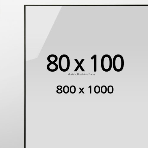 80x100 대형 알루미늄 액자 감성 컬러 슬림 프레임