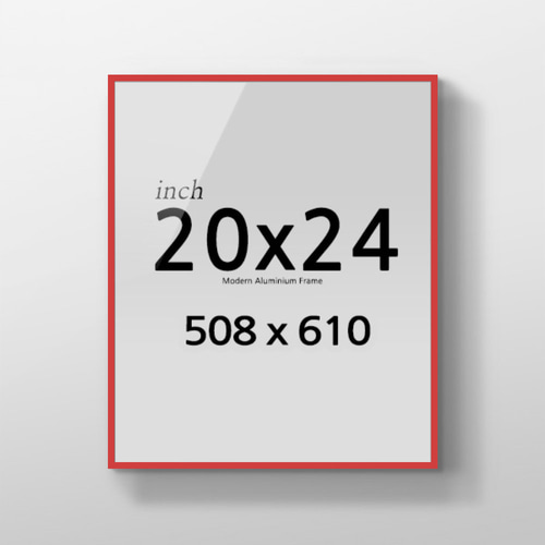 R20x24 인치 알루미늄 액자 감성 컬러 슬림 프레임
