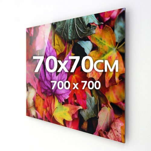 대형 70x70 정사각 압축 아크릴 디아섹 액자