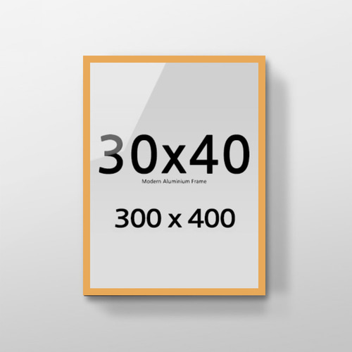 30x40 알루미늄 액자 감성 컬러 슬림 프레임