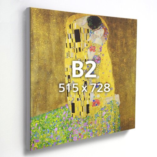 B2 캔버스 액자 우드 프레임