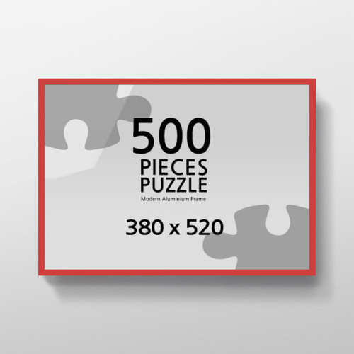 퍼즐 500피스용 알루미늄 컬러 감성 액자