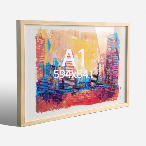 뉴송 A1 대형 우드 액자 나무 프레임