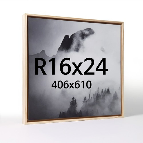 띄움 R16x24 우드 액자 나무 프레임