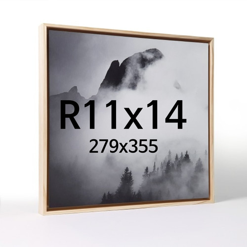 띄움 R11x14 우드 액자 나무 프레임
