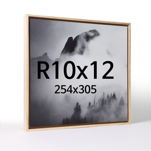 띄움 R10x12 우드 액자 나무 프레임