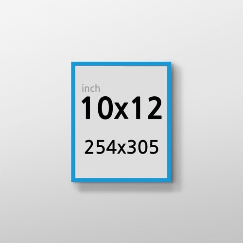 무반사 R10x12 인치 알루미늄 액자 감성 컬러 슬림 프레임