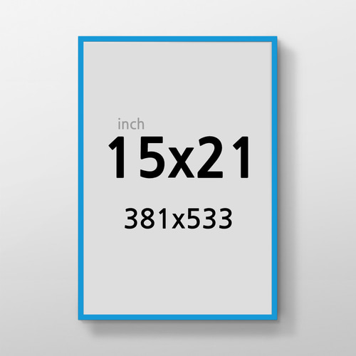 무반사 R15x21 인치 알루미늄 액자 감성 컬러 슬림 프레임