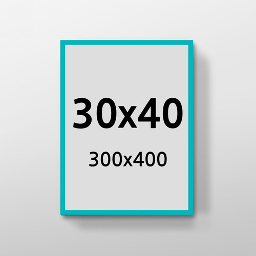 무반사 30x40 알루미늄 액자 감성 컬러 슬림 프레임