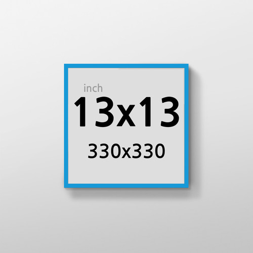무반사 R13x13 인치 알루미늄 액자 감성 컬러 슬림 프레임