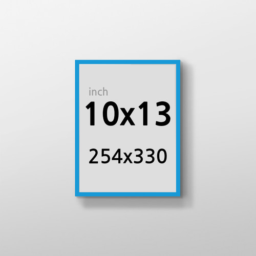 무반사 R10x13 인치 알루미늄 액자 감성 컬러 슬림 프레임