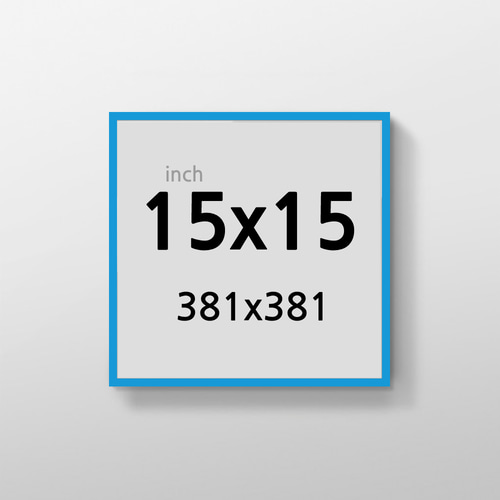 무반사 R15x15 인치 알루미늄 액자 감성 컬러 슬림 프레임