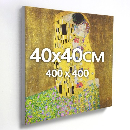 40x40 정사각 캔버스 액자 우드 프레임