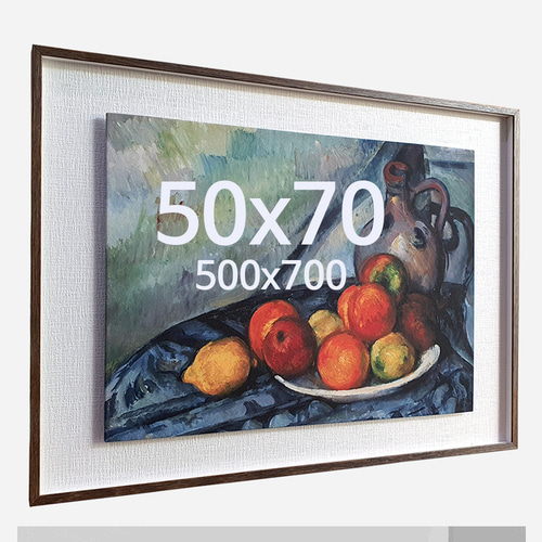50x70 알루미늄 캔버스보드 띄움 액자