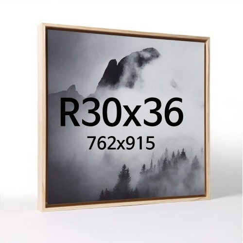 대형 띄움 R30x36 우드 액자 나무 프레임