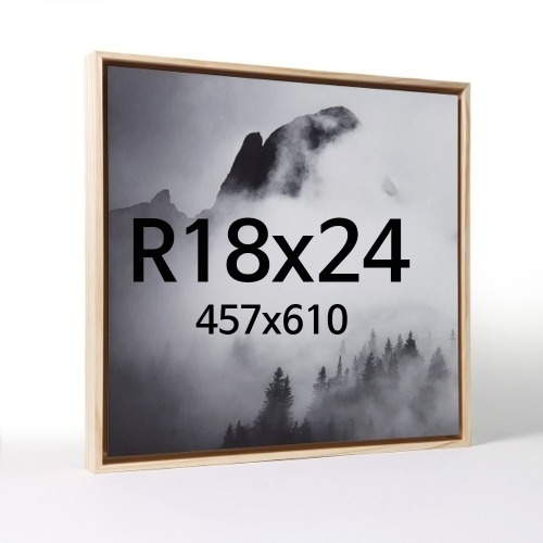 띄움 R18x24 우드 액자 나무 프레임
