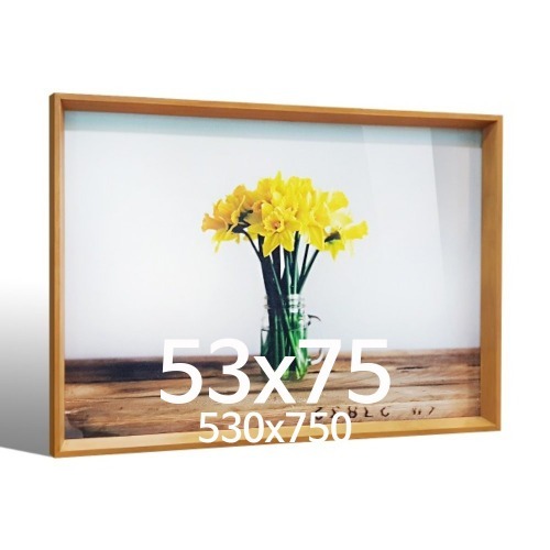 깊은경사 53x75 우드 액자 나무 프레임