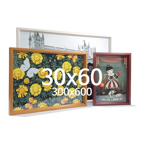 얕은경사 30x60 우드 액자 나무 프레임