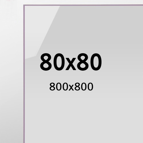80x80 정사각 대형 알루미늄 액자 감성 컬러 슬림 프레임