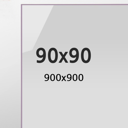 90x90 대형 정사각 알루미늄 액자 감성 컬러 슬림 프레임