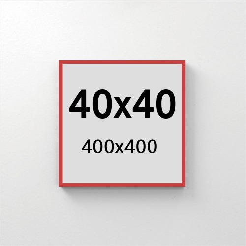 무반사 정사각 40x40 알루미늄 액자 감성 컬러 슬림 프레임