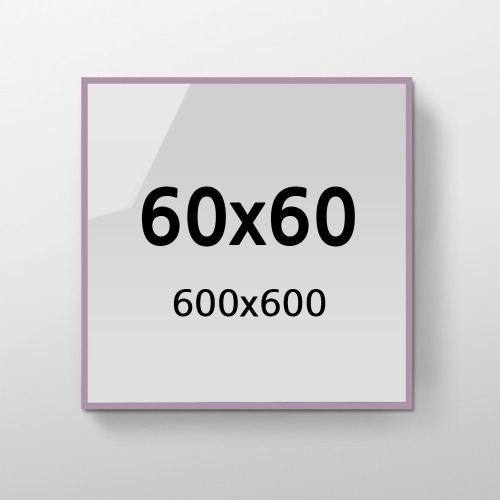 60x60 정사각 알루미늄 액자 감성 컬러 슬림 프레임