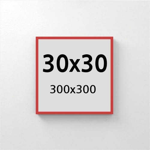 무반사 정사각 30x30 알루미늄 액자 감성 컬러 슬림 프레임