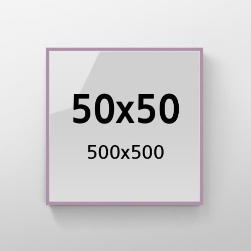 50x50 정사각 알루미늄 액자 감성 컬러 슬림 프레임