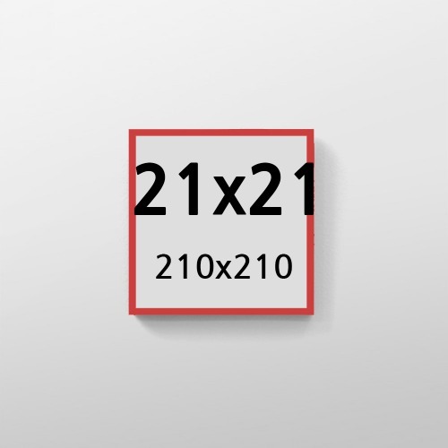 무반사 정사각 21x21 알루미늄 액자 감성 컬러 슬림 프레임