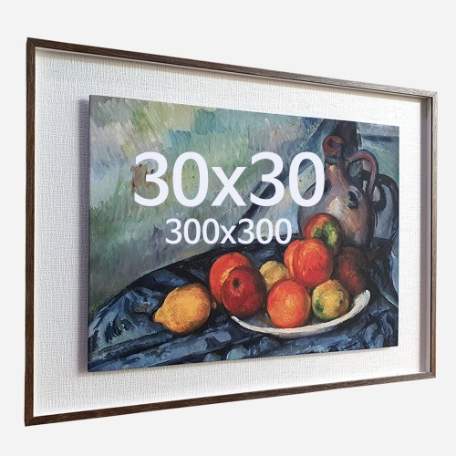 30x30 정사각 알루미늄 캔버스보드 띄움 액자