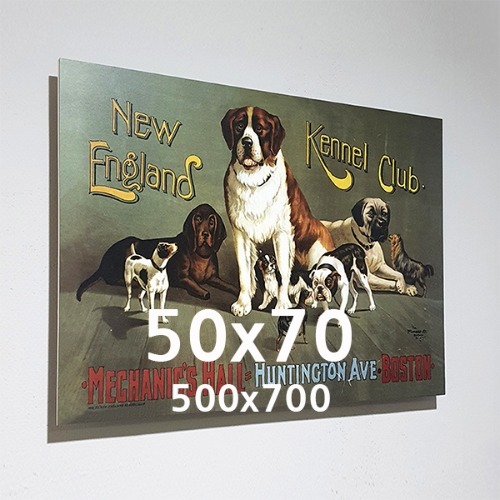 50x70 메탈 자석 액자 플로팅 타입 500x700mm