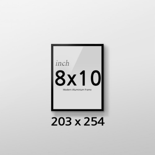경사 프레임 R8x10 인치 알루미늄 액자 인테리어 포스터용